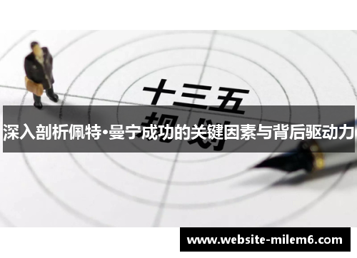 深入剖析佩特·曼宁成功的关键因素与背后驱动力